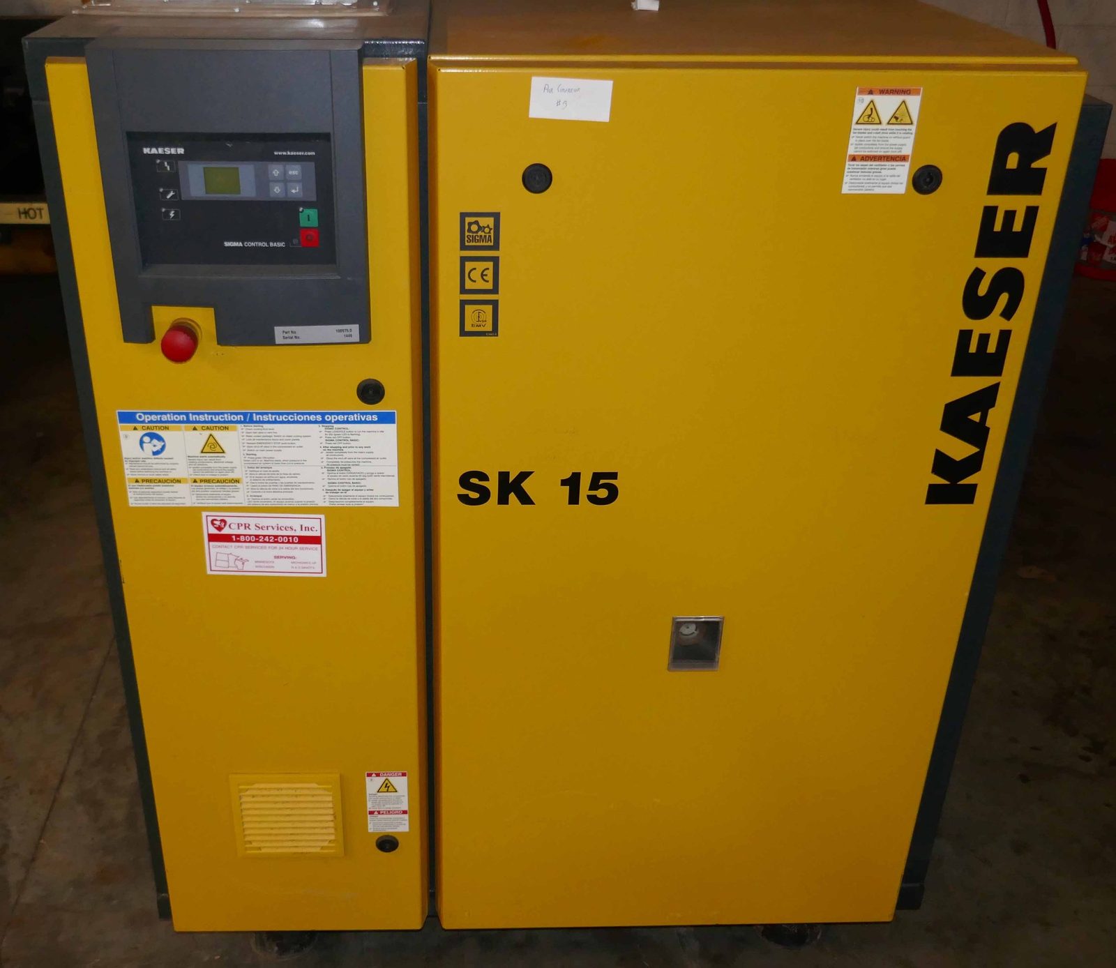 Kaeser SK-15 Rotary Screw Air Compressor – Efficient & Reliable Air Power