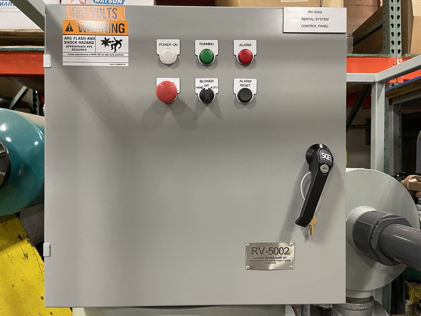RV5002 — control panel
